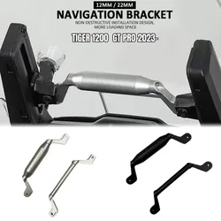 For TIGER1200 TIGER 1200 Tiger1200 Tiger 1200 GT Pro 2023- Mobile Phone Navigation Bracket Support 12MM/22MM