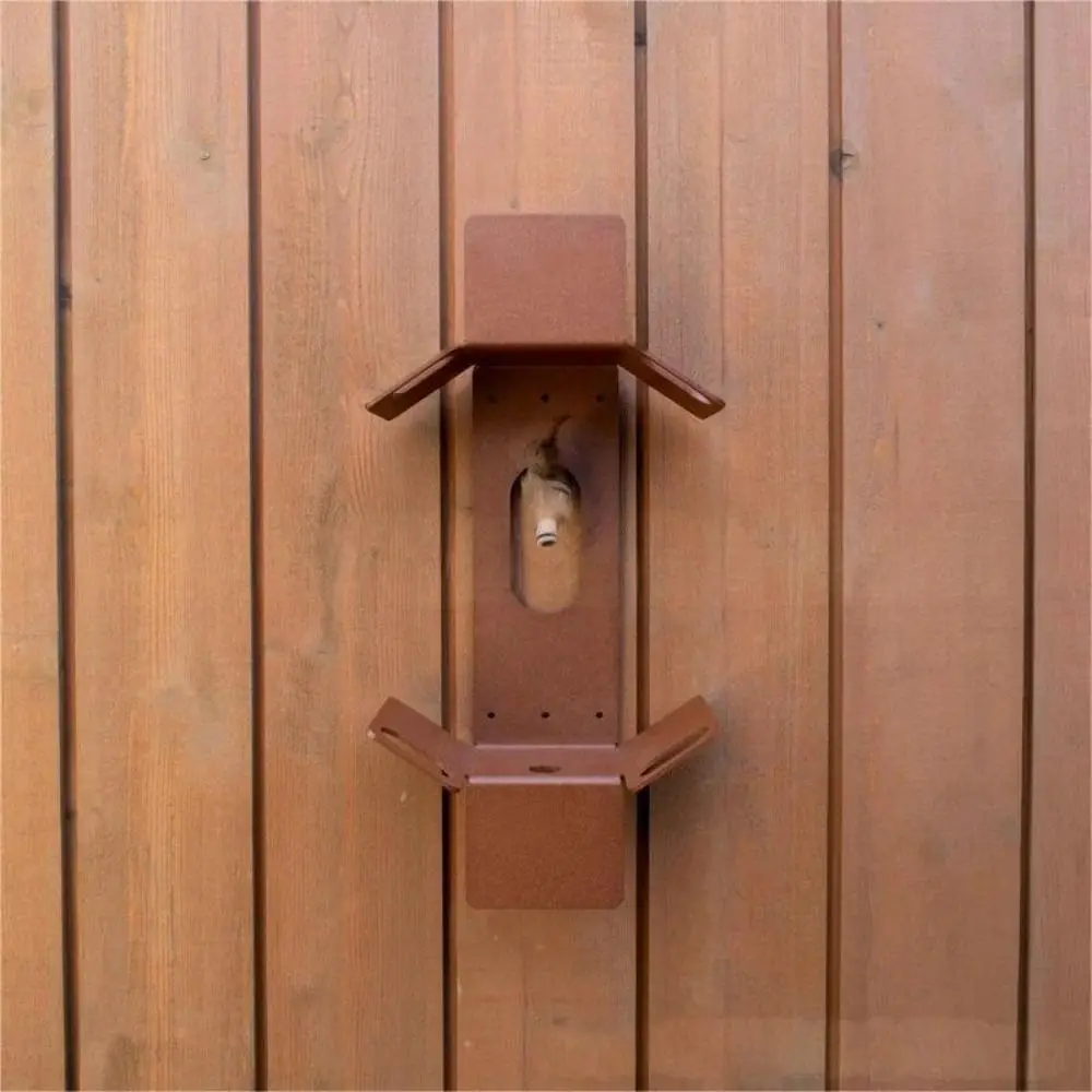 Heavy-Duty Garden Hose Rack Sturdy Durable Wall Mounted Hose Holder Stable Rustproof Garden Hose Hanger Outdoor