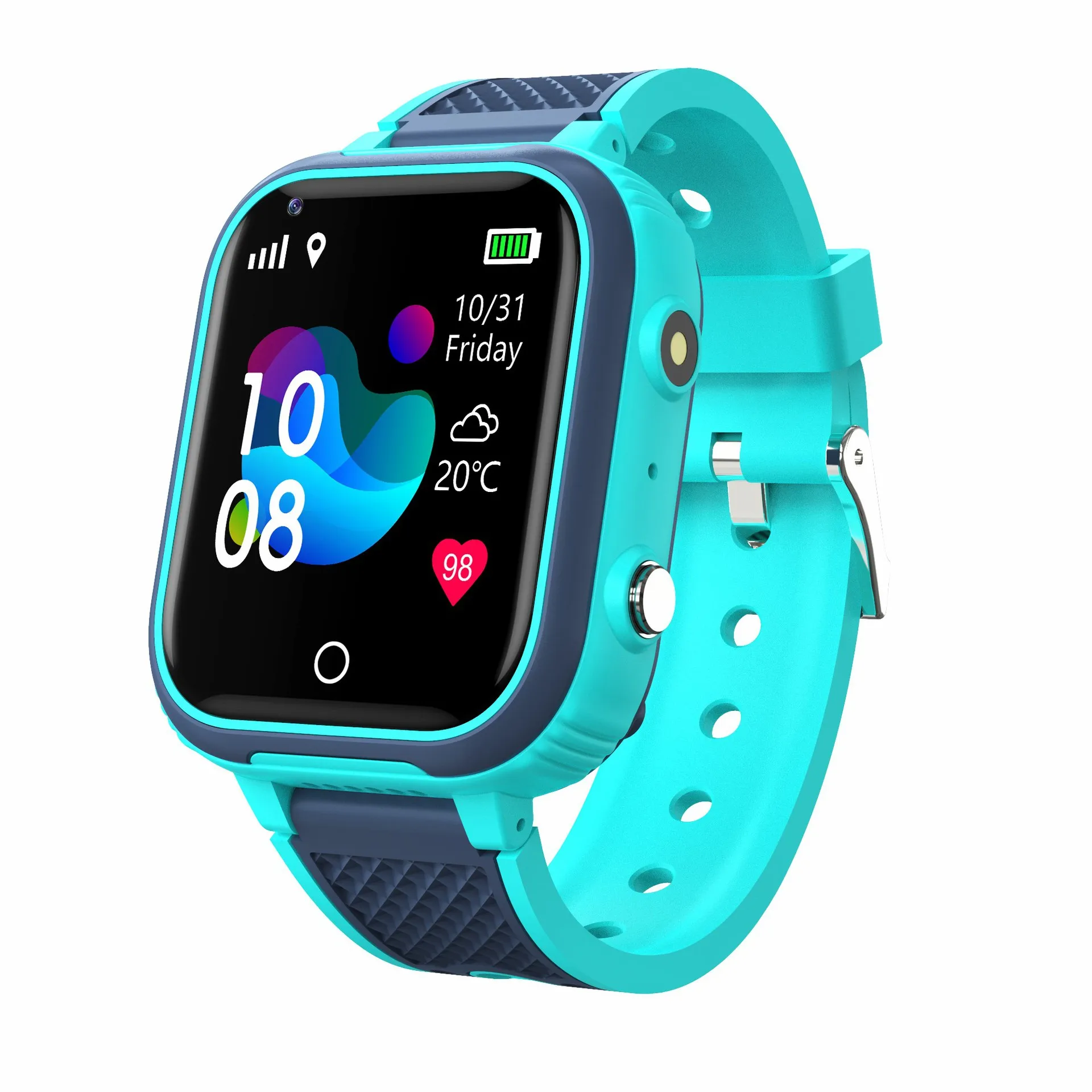 الطفل Smartwatch شاشة الكاميرا المقتفي موقع الهاتف ساعة LT21 4G ساعة ذكية للأطفال GPS WIFI مكالمة فيديو SOS IP67 مقاوم للماء