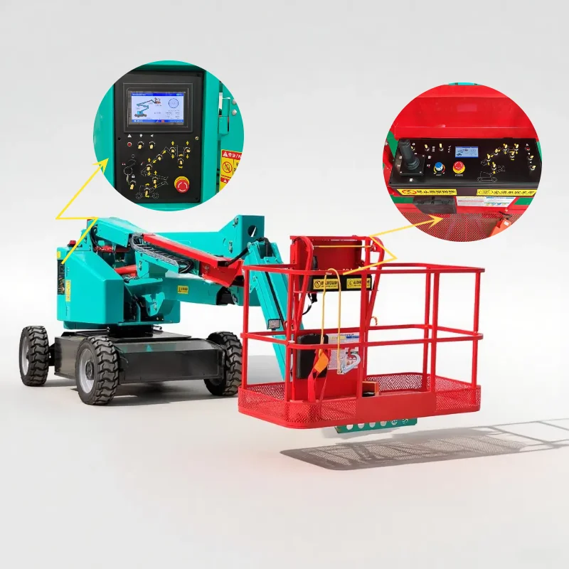 2026 Best Selling Articulated Lift Aerial Work Platform 50m Boom Lift Telescoping Crank Arm Boom Lift for Sale Customized