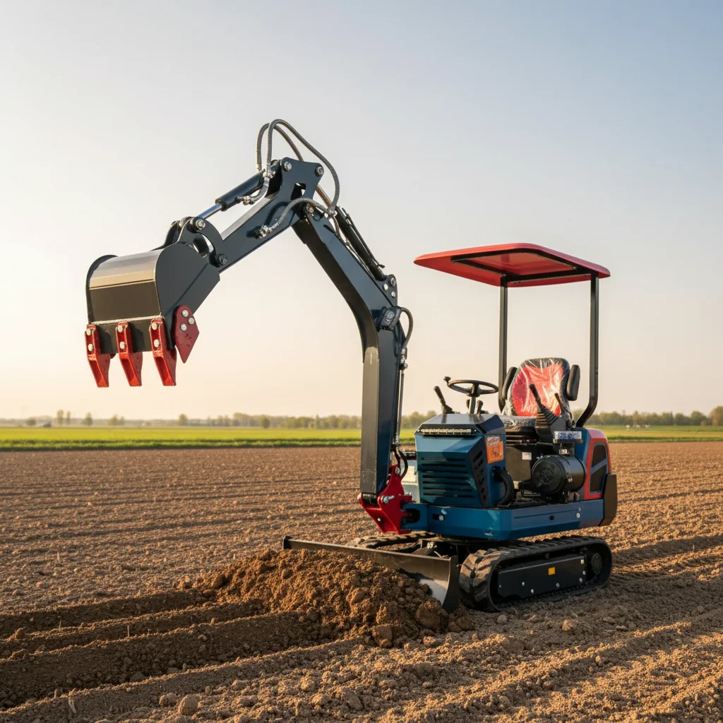 

Customize Crawler Tractor With Excavator Loader Rotary Tiller All In One Farm Machine