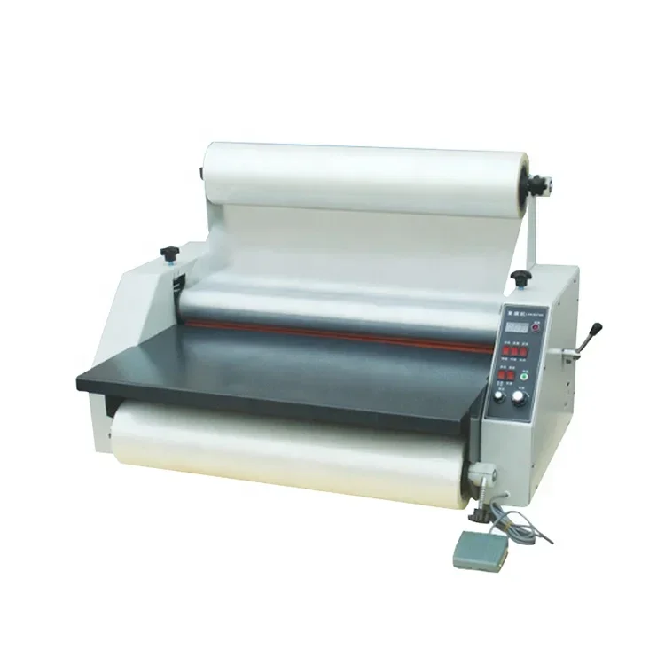 

25 Inch Maximum Width Single Sided And Double Sided Automatic Laminator Cold And Hot Film Laminating Machine