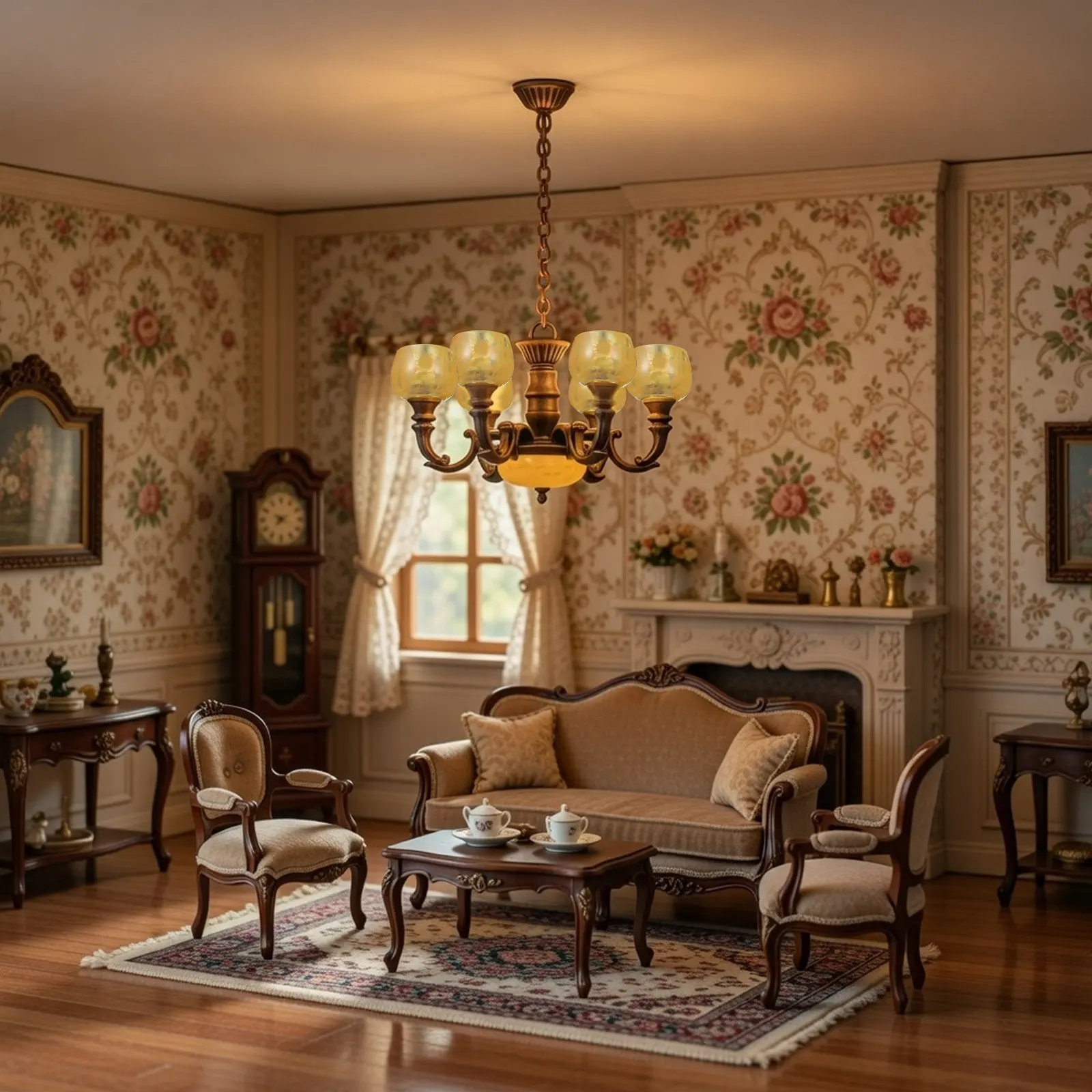 

Miniature Ceiling Lamp 112 Scale Retro Miniature Hanging Light Mini House Decor Photo Prop Mini Ceiling Lamp Tiny Hanging Light