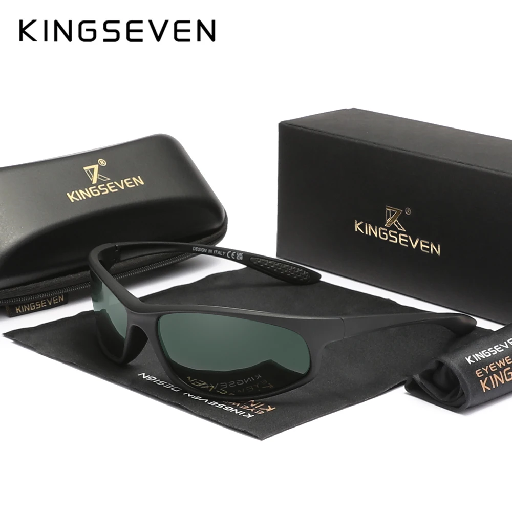 Kingseven Brand Classic Sunglasses Men Polarized Glasses Driving Original Accessories Sun Glasses for Men/Women Oculos De Sol