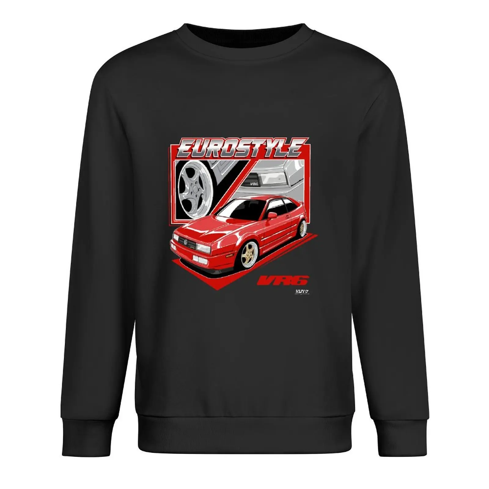 

Corrado VR6 - Euro Style Red Pullover mens clothing men's winter sweater tracksuit men hooded sweatshirts