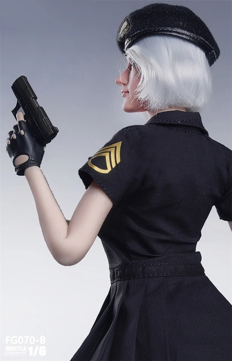 النار فتاة اللعب FG070 1/6 العسكرية نمط الإناث الملابس تنورة قبعة جوارب طويلة ناعمة مجموعة نموذج صالح 12 ''الجندي عمل الشكل