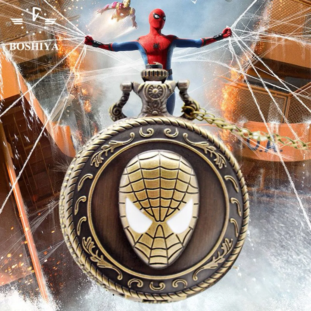 Дисней мультфильм Человек-Паук фильмы ТВ ACG подвеска игрушки подарок