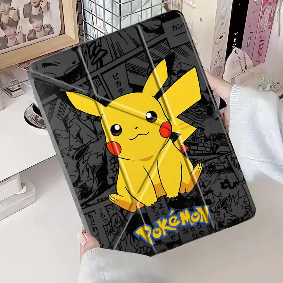 Pokrowiec na tablet z motywem komiksów Pokemon, Pikachu, do iPad Mini 6 7 Air 4 5 M3 M2 1 2 M4 11 cali Pro 11. generacji 10. generacji 9. generacji 8. generacji 7. generacji 12.9 cala — zdjęcie produktu 5