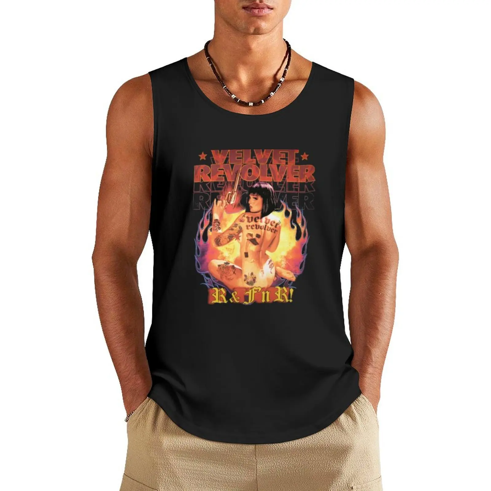 

Girls With A Revolvers Tank Top Male clothes Men's clothes