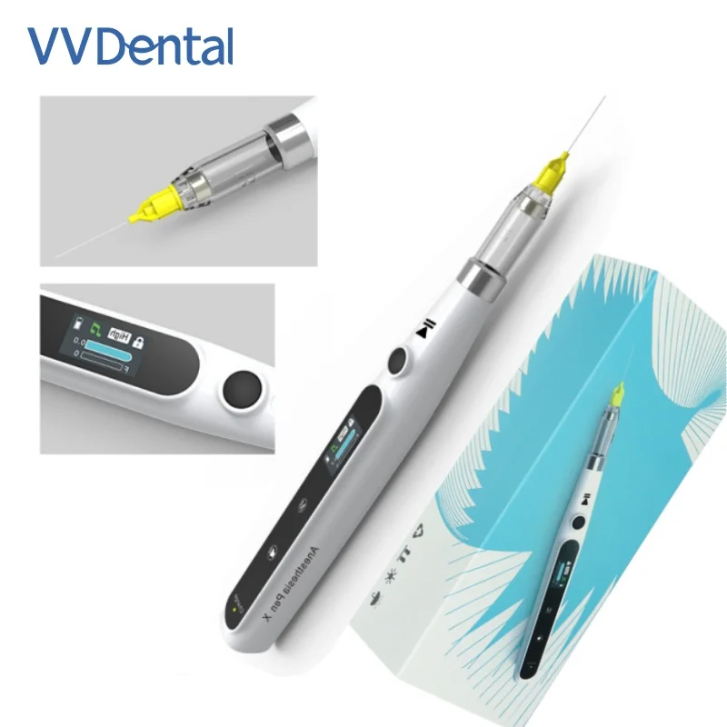 VV Dental Oral Anesthesia Injector Pen Painless Local Anesthesia Syringe Anesthesia with Operatable LCD Display Dental Tools