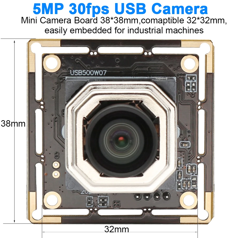 

SVPRO 5MP Autofocus USB Camera Module 1944P 30fps No Distortion Lens Webcam IMX335 Sensor Camera Module for Automated Industry