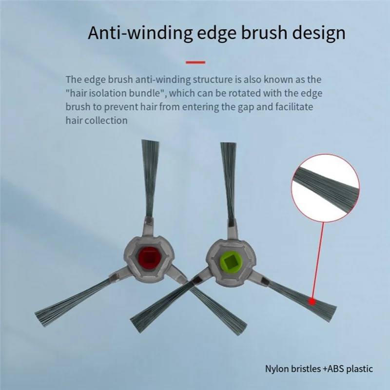 ABUS-Untuk Airrobo P20 Penyedot Debu Aksesori Sikat Samping Pengganti Penyedot Debu