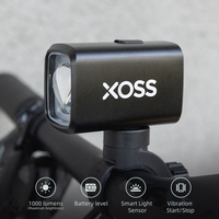 XOSS Noctera Bike Headlight 1000LM Display Screen High Brightness Bicycle Front Hanging Light Cycling Flashlight