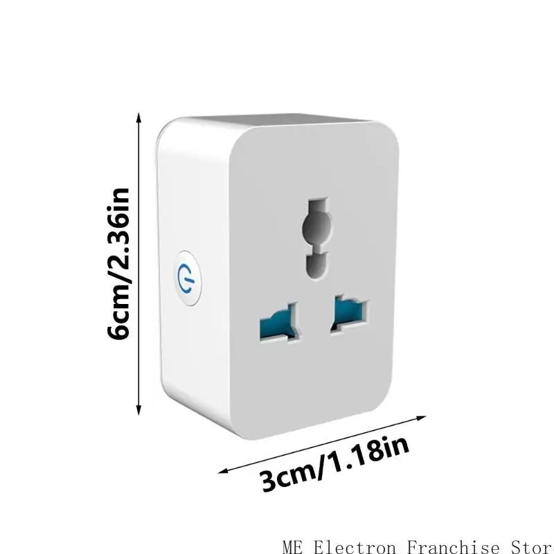 T5EA Remote Controlled WiFi Socket Power Outlet White Color voor Home Automation