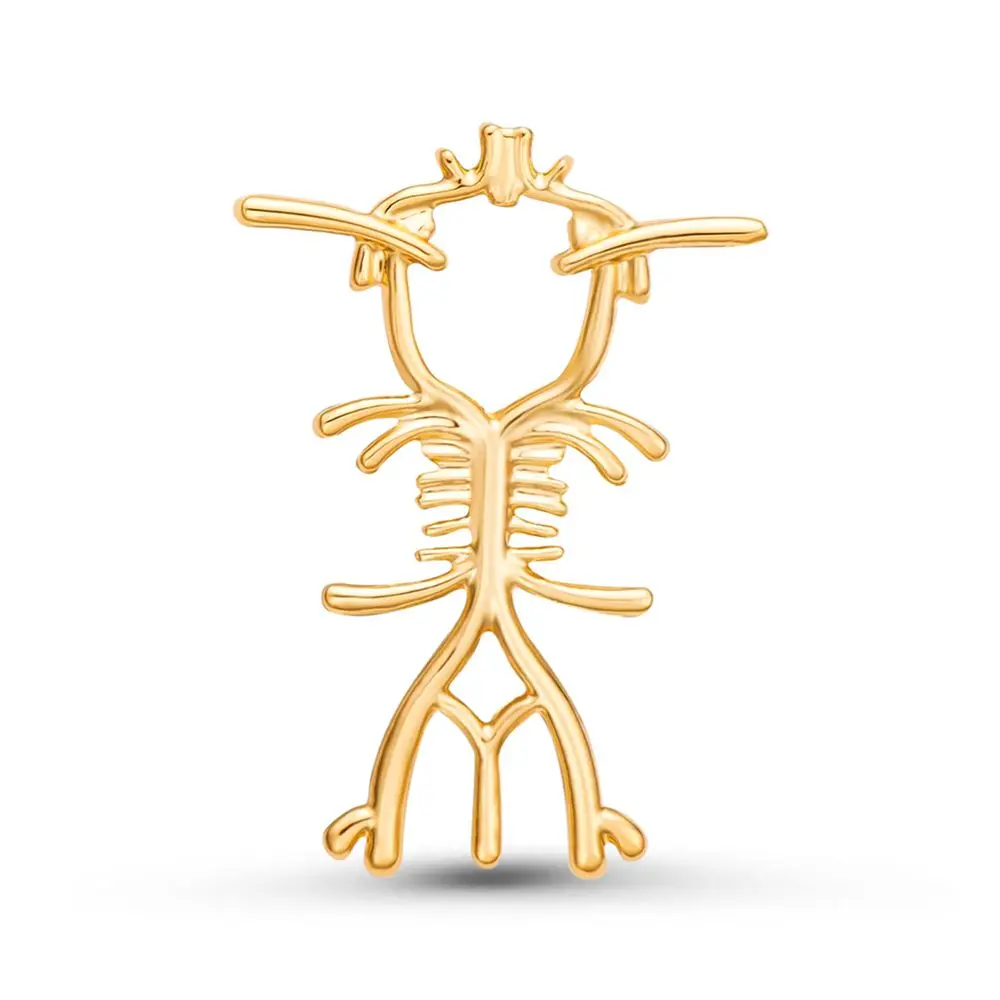 Circle of Willis Pins Medical Anatomy Arterial Circle Brooch Jewellery Gift Medicine Biology Jewelry Accessories Wholesales