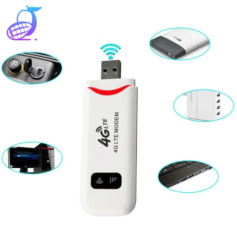 

Router Modem 4G Wifi SIM Card Dongle Portable Mobile Wifi Uif Plug and Play Suitable for Europe Korea Russia So On