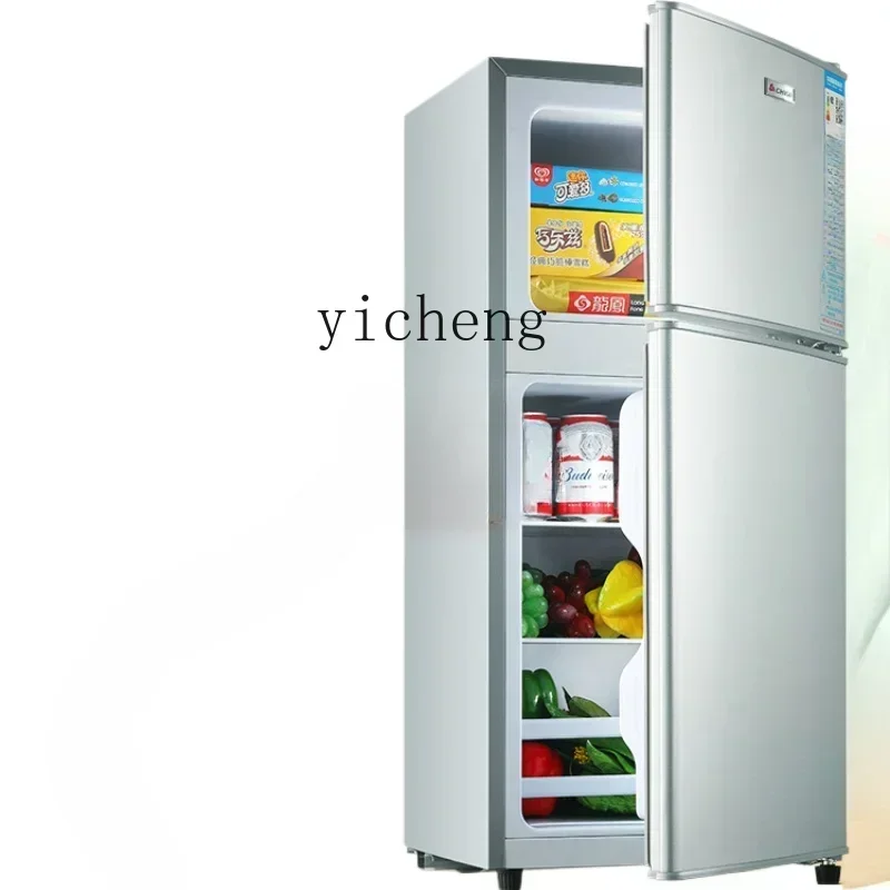 

Mini Refrigerator Small Household Mini Dormitory Rental Room Single Two-Person Double Door Refrigerator
