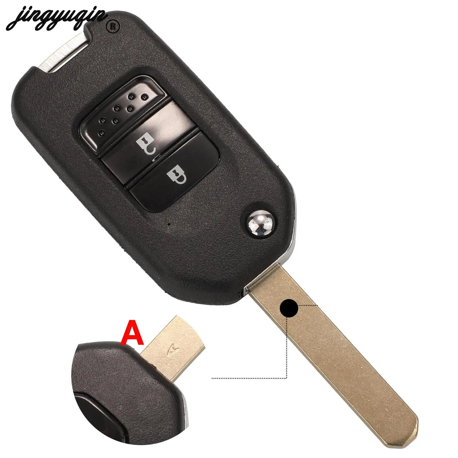 jingyuqin HLIK6-3T TWB1G721 Remote Key 434Mhz ID47 Chip For Honda Civic Accord City CR-V Jazz XR-V Vezel HR-V FRV A/G Blade 2/3B