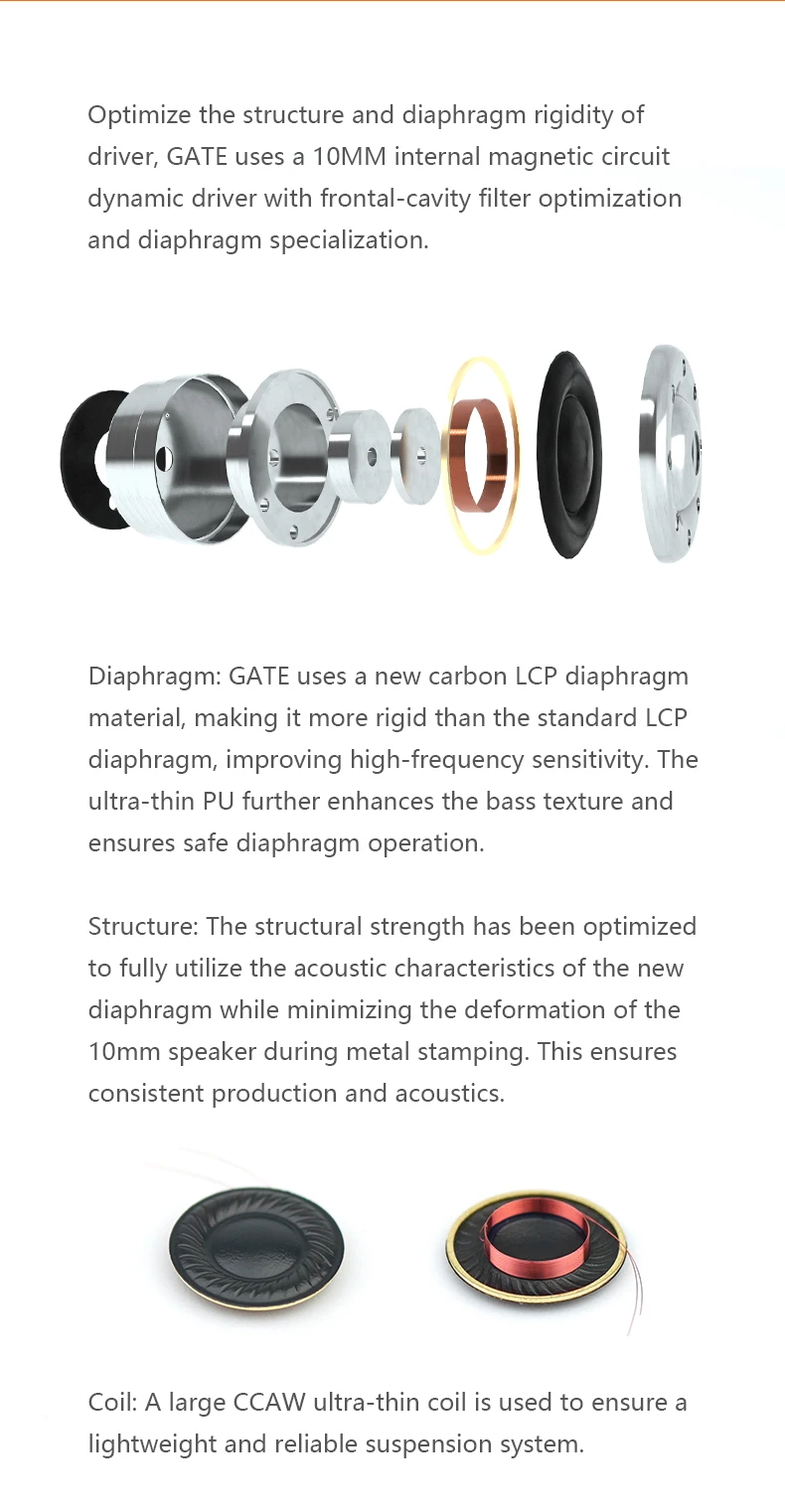TRUTHEAR Gate In-ear Monitor | Siyah | Sahne, Stüdyo veya Odyofil için