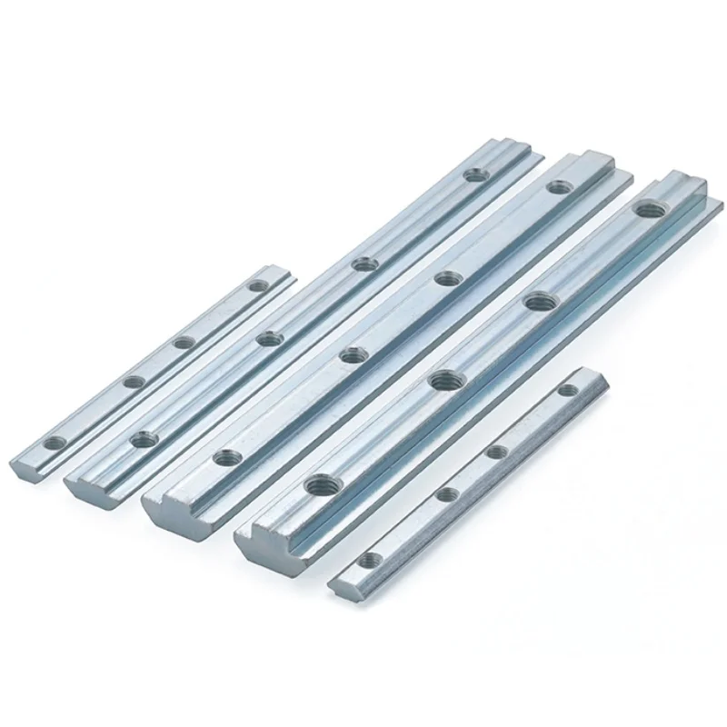V-Slot T-Slot Joiner 2020 3030 4040 4545 Straight Joint Inside Connector Aluminium Profile Fittings Strip With Screws Profile view 5
