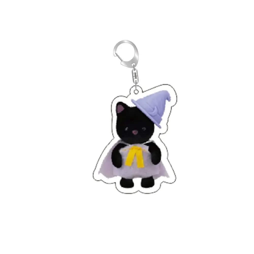 Y2k Cartoon Cat Rabbit Bear Key Chain Keychains Ring for Accessories Bag Funny Pendant Keyring Jewelry Girls Women Fans Gifts