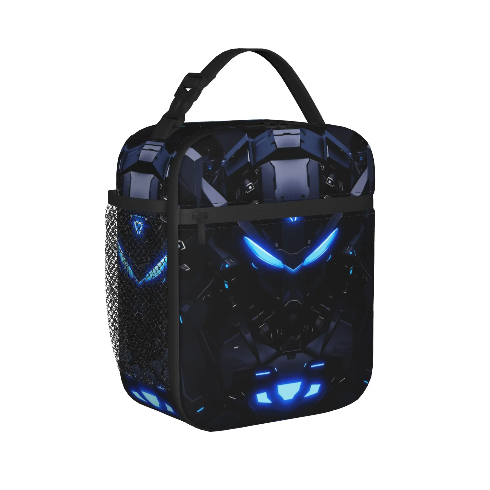 Mecha Robot Cyber-punks SciFi Futuristic Insulated Lunch Bags Leakproof  Reusable Thermal Bag Tote Lunch Box School Girl Boy