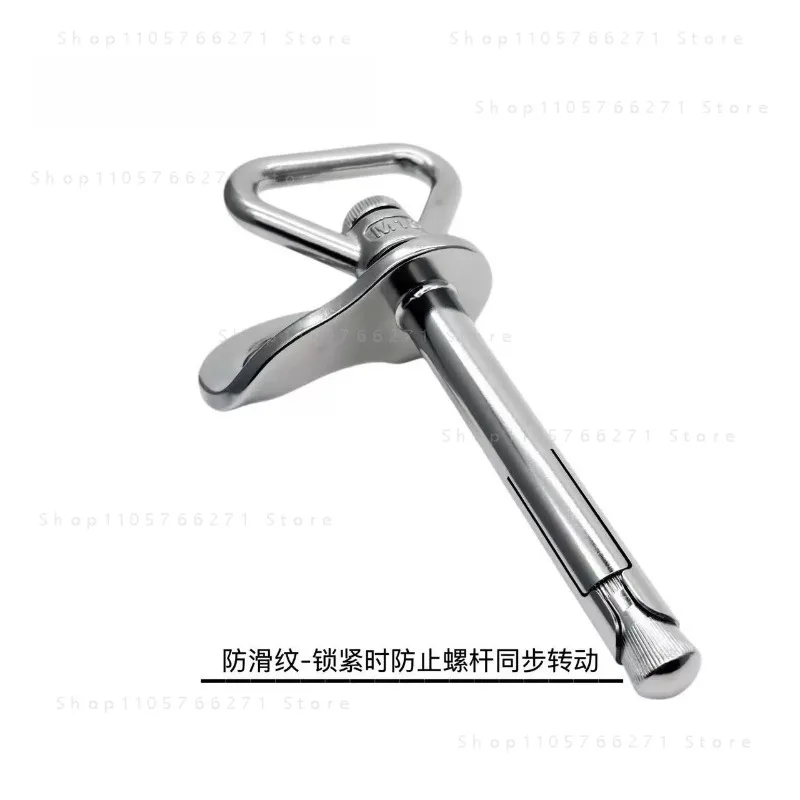 Removable anchor point for rock climbing and aerial work reusable safety belt hanging point expansion quick release