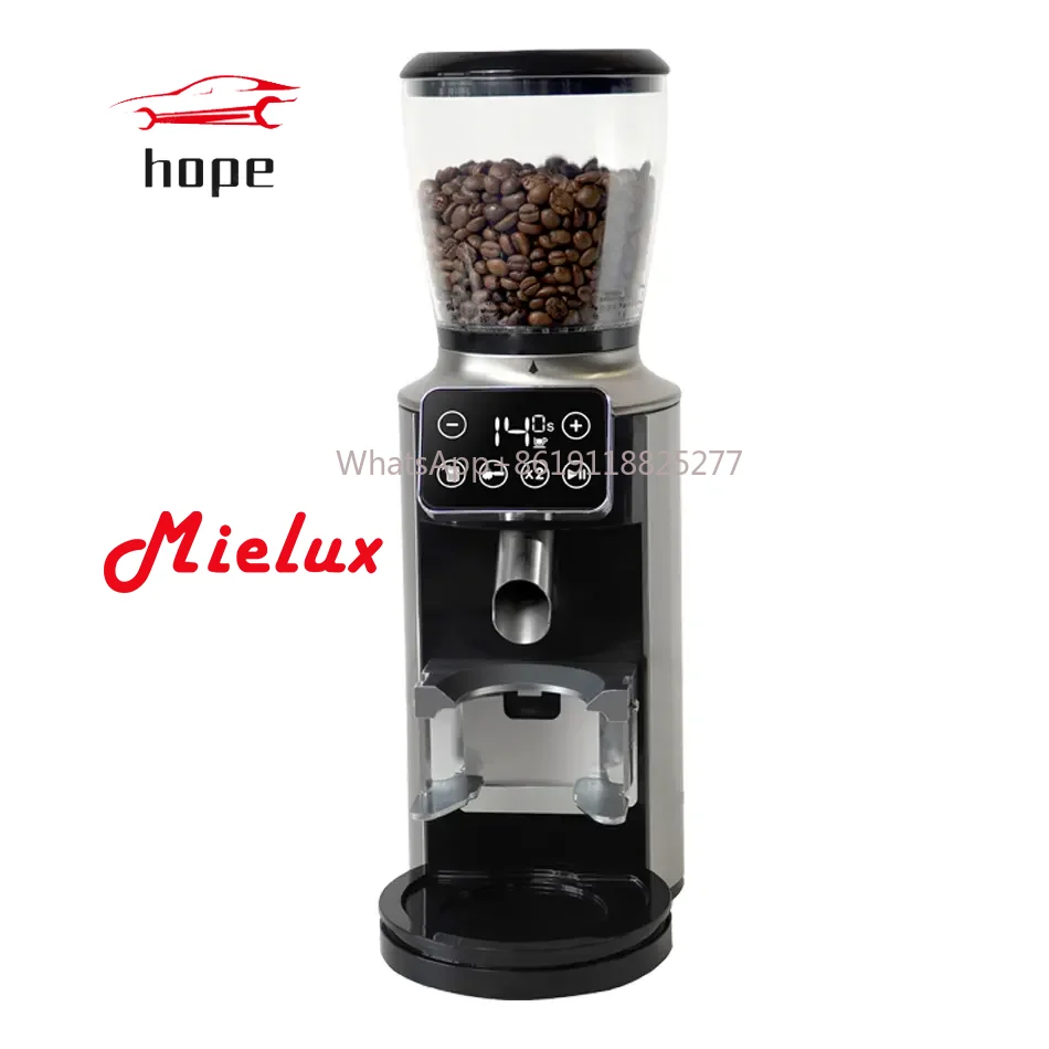 Stainless Steel Burr Electric Blade Coffee Grinder With Adjustable Settings Coffee Grinders Maker Drop Shipping