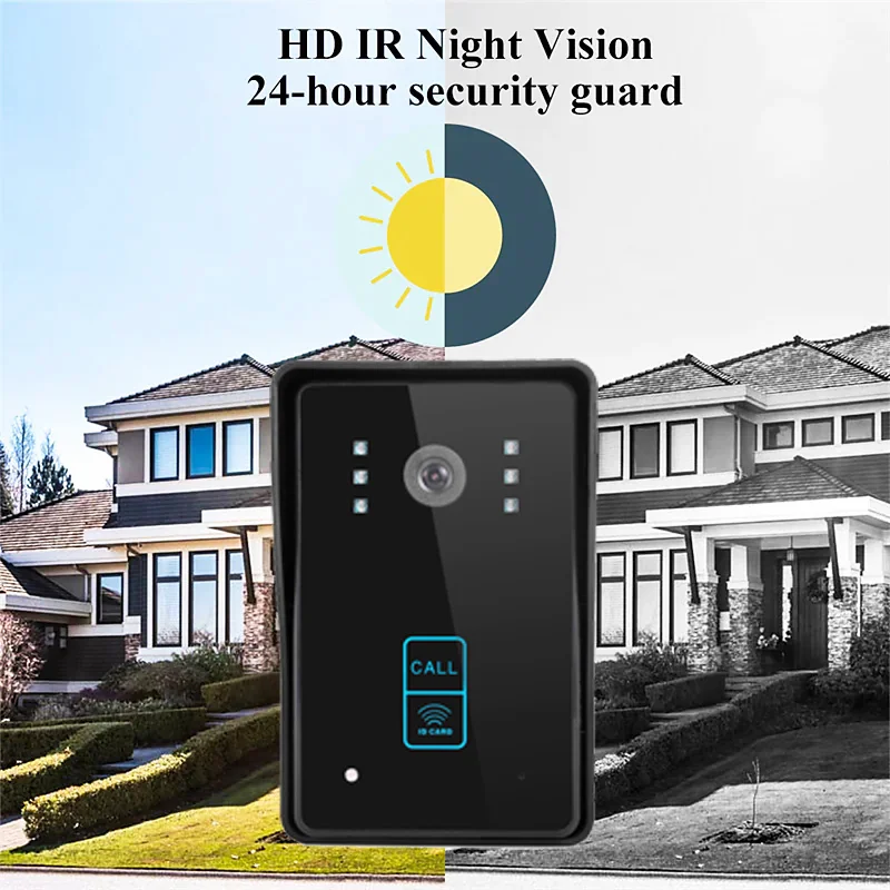 1080P WiFiビデオドアベル スマートTuyaアプリ ワイヤレス電話通話 ビデオインターホンシステム ドアビューア ナイトビジョン IPドアベル