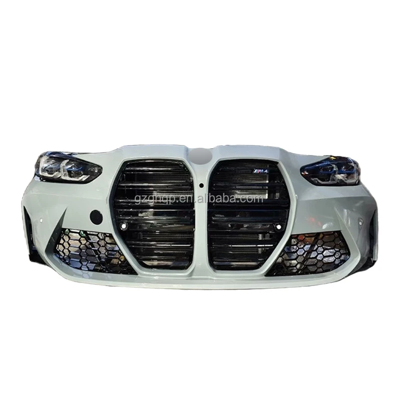 Original Car Front Bumper Kit with Radiator and Headlights Suitable for M3 M4 G80 G82 Front Bumper Assembly