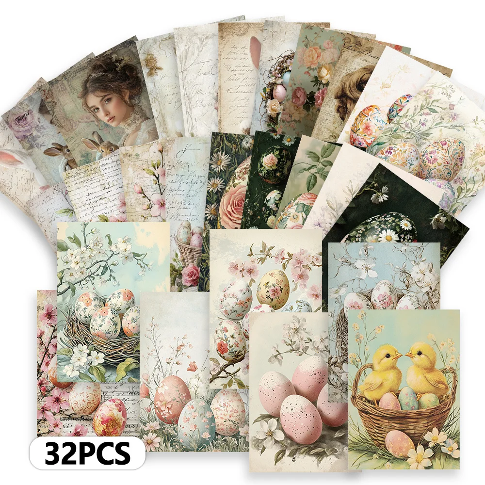 

32pcs,Fresh Flowers and Colored Eggs Postcards,Birthday/Anniversary Gifts,Collectibles, Suitable for Gift Giving, Can be Mailed.