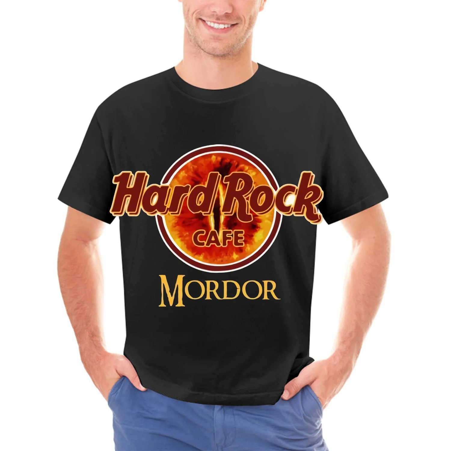 Hard Mordor Cafe Rock Men's T-Shirt