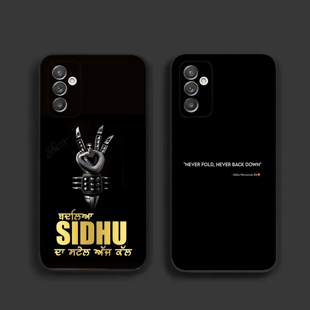 Sidhu Moose Wala Phone Case For Samsung S21,S22 Ultra,S20,S30 plus,S22 plus,S23,S30 ultra 5G Silicone Cover