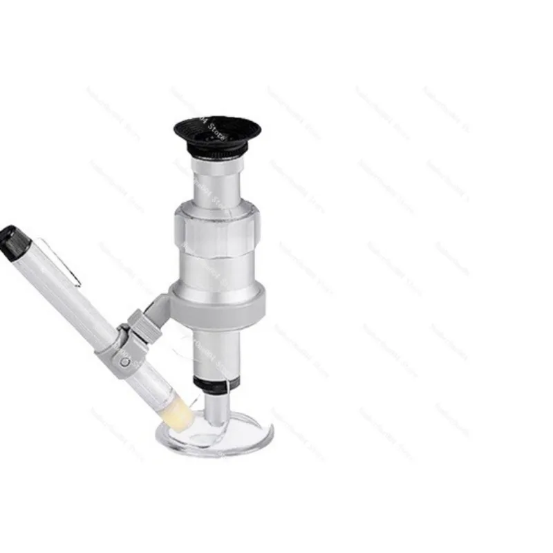 

FOR 2034 Tall Portable Magnifying Glass 100x Magnifying Microscope LED Lighting Focusing Measurement