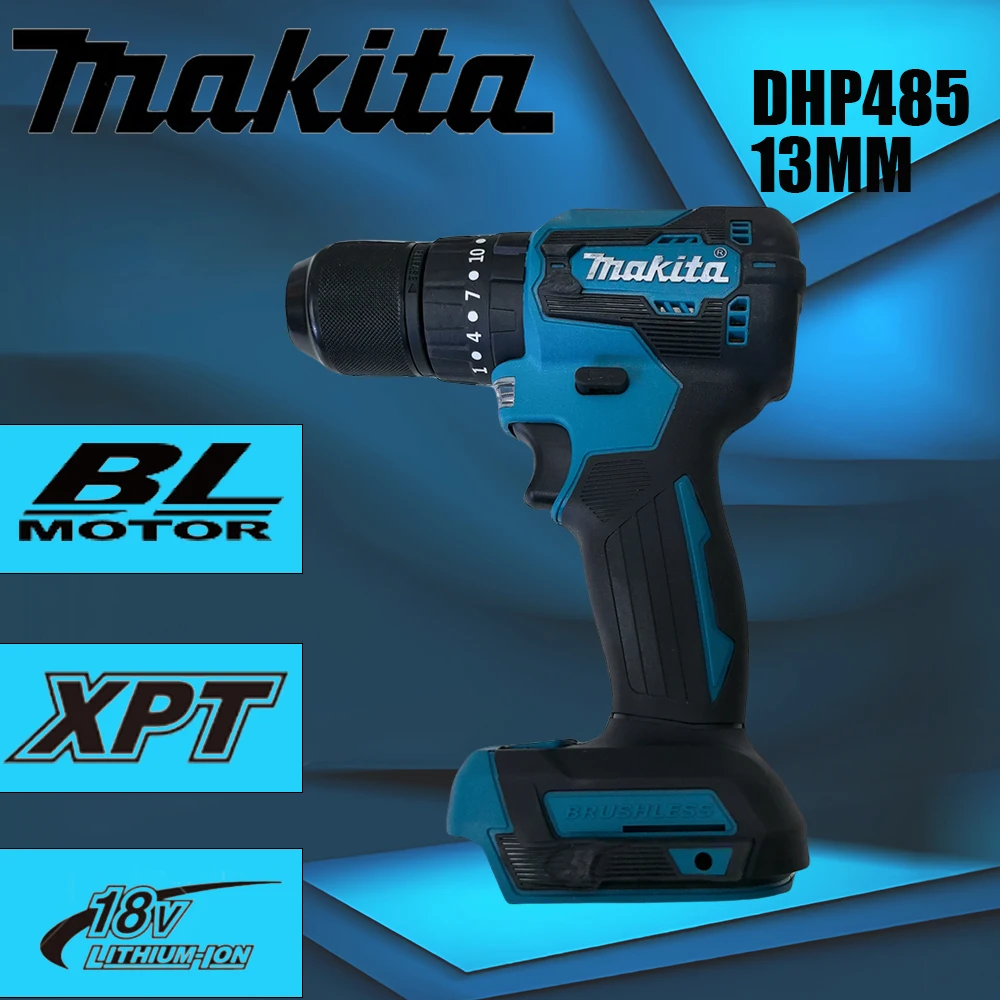 

Makita DHP485 18V 13MM brushless electric drill screwdriver impact handheld home charging tool compact wireless tools