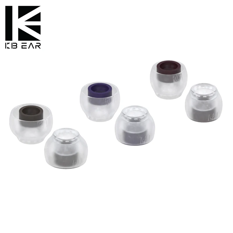 TRI Clarion سماعة أذن من السيليكون Eartip 1 زوج ل S/M/L حجم سماعة الملحقات سماعة أذن سلكية ل KZ KBEAR Moondrop IEM