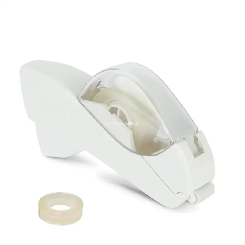 Ergonomic Automatic Packing Tape Dispenser with 2Rolls of 12mm Tapes Handheld Tape Cutter for Packaging Box Sealing Dropship