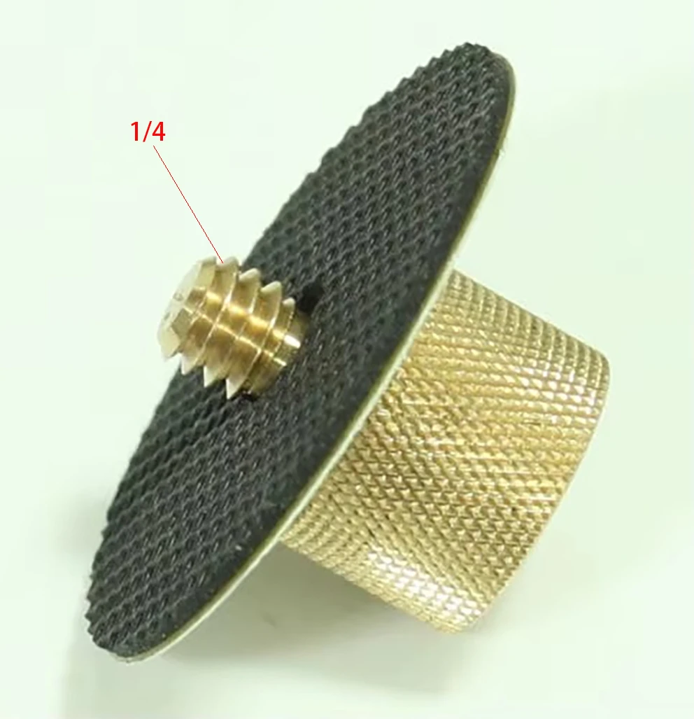 3/8" auf 1/4" Stativgewinde-Reduzierstück/Adapter aus Messing mit Gummischeibe für Kamerastativ, 3/8-16 auf 1/4-20 Schraubenadapter mit Polster