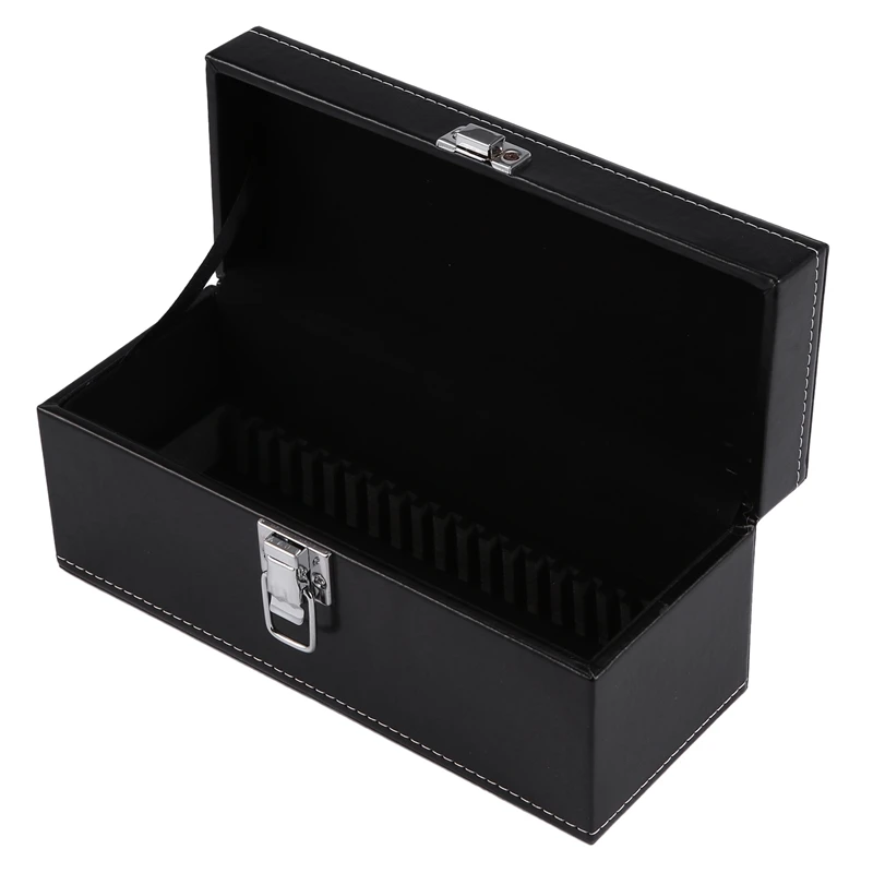 Boîte de rangement en PU pour pièces de monnaie, dalle de bijoux, style contreplaqué composé, présentoir pour pièces de monnaie, étui pour l'organisation de la maison, nouveau