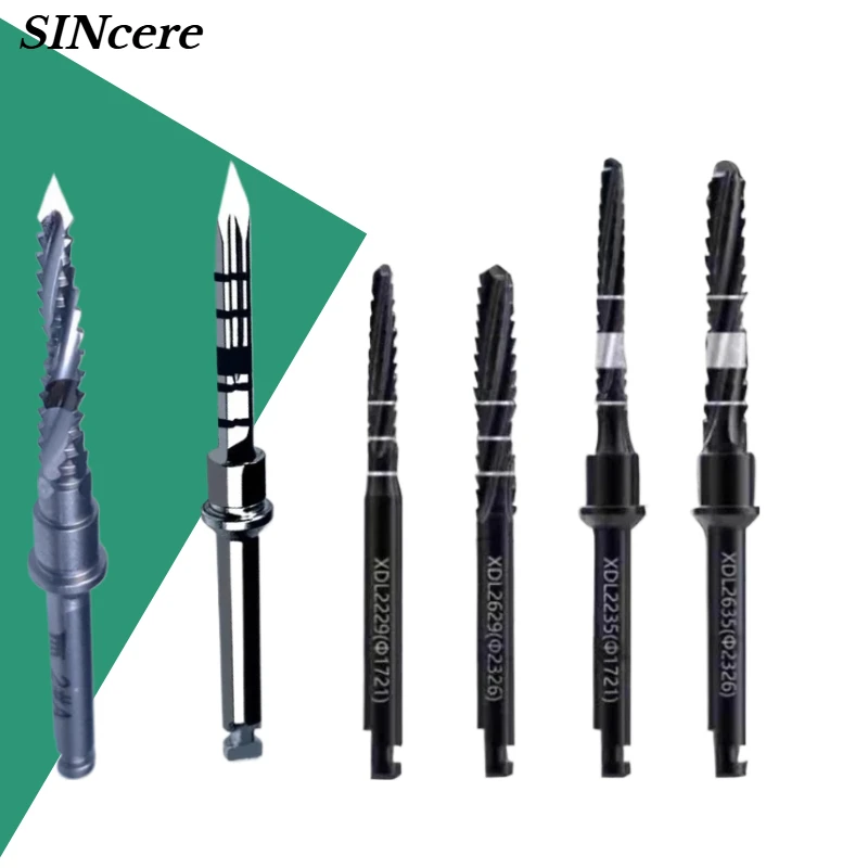 

Сверла для зубных имплантатов, направляющая для позиционирования коллектора, стопорная втулка, безопасные сверла для остановки глубины