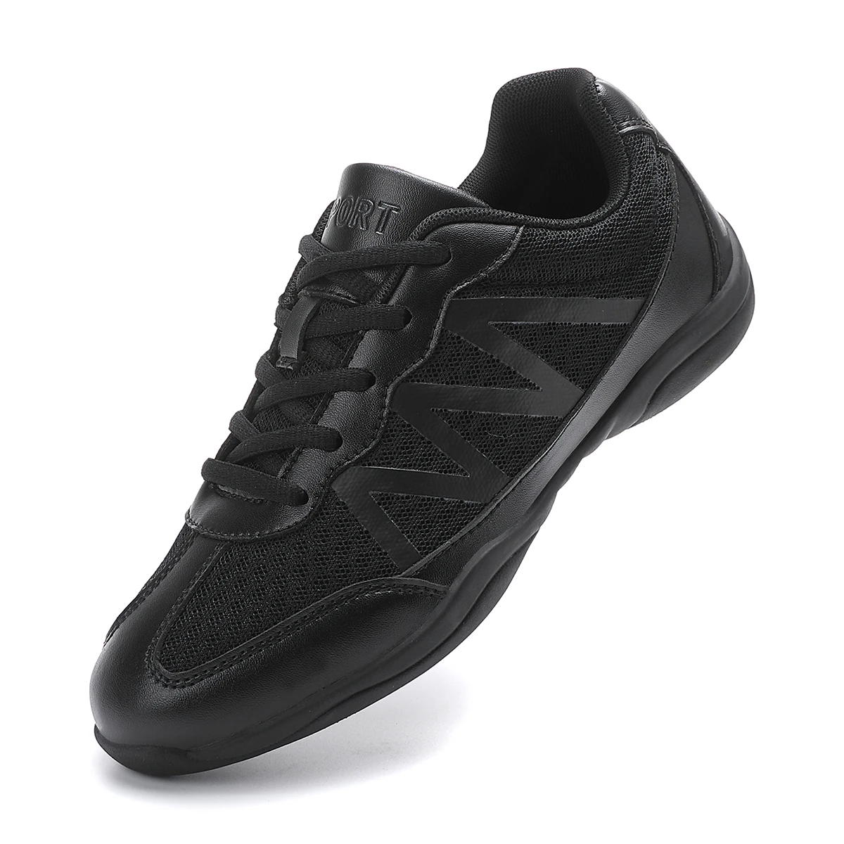 Zapatillas de Animadora Blancas para Niñas, Ligeras, Transpirables, para Baile, Aeróbic y Deportes, Modelo 2105