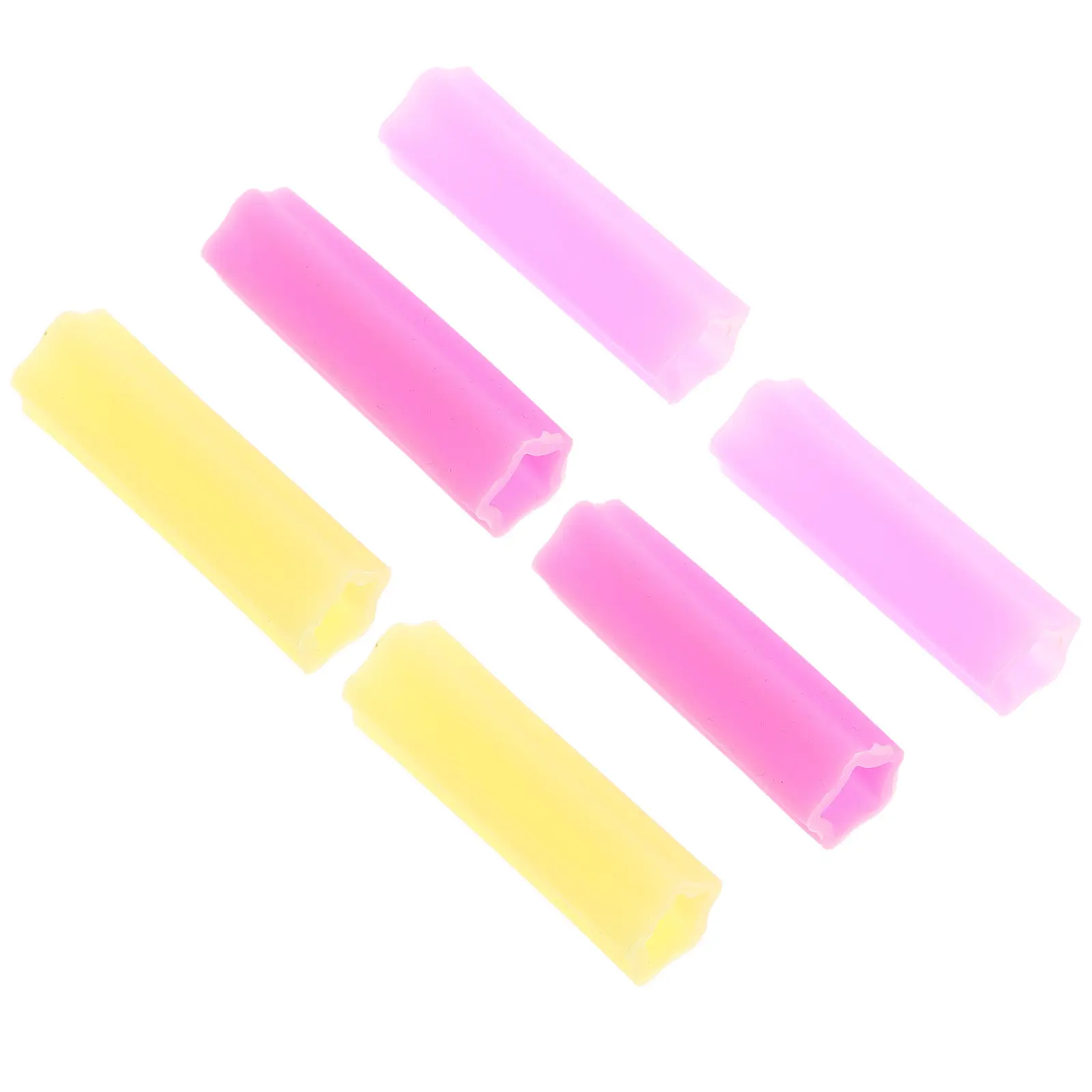 3Pairs Premium Silicone Cuticle Scissor Cover Easy Install Slip-Resistant Sleeve for Cuticle Nippers Trimmers Manicure Scissors
