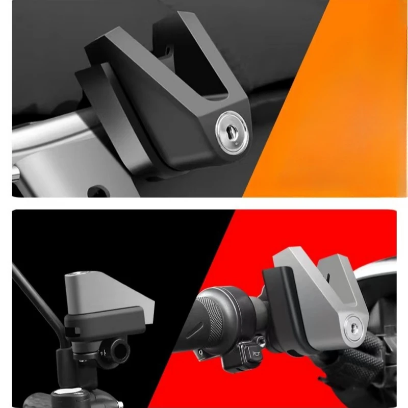 قفل فرامل قرصية للدراجات والدراجات النارية ، قفل مضاد للسرقة ، قرص قفل قوي للأمان ، قفل عجلة محوري ، دراجة جبلية #6