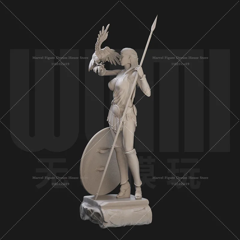 1/24 1/18 مقياس سلسلة الشخصيات الأصلية آلهة حرب الحكمة أثينا لتقوم بها بنفسك ذاتية التجميع GK ثلاثية الأبعاد الراتنج غير معقولة دمية أنثى