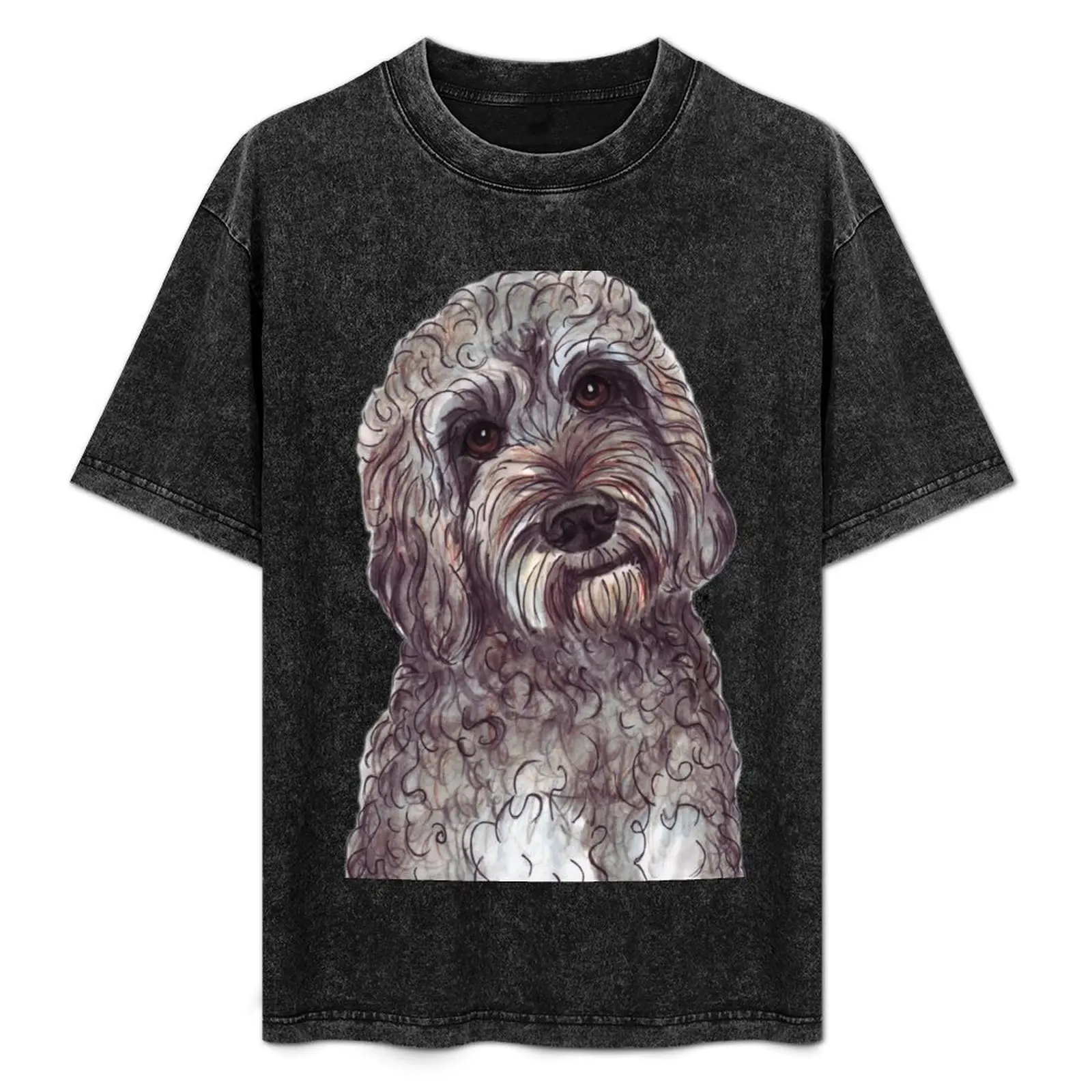 

HARRY doodle @labradoodlen_harry T-Shirt Independence Day Short Sleeve T-Shirt