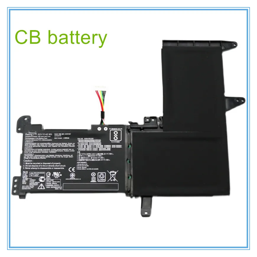 

Original quality Battery Pack 42Wh 11.55V C31N1637 Battery for B31Bi9H 3ICP5/57/78 B31N1637 Series Laptop