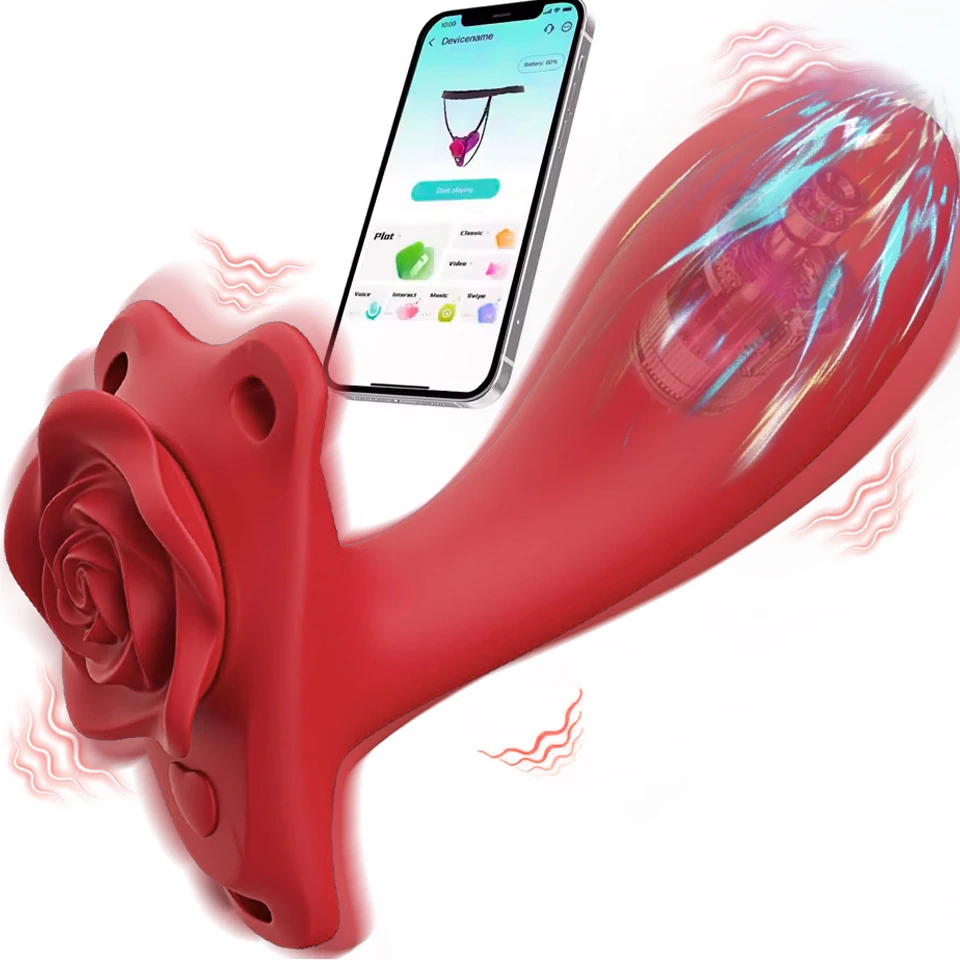 Wearable Panty Vibrator Sex Toys - Msgras Riding G Spot Vibrator Clitoral Stimulator with 10 Powerful Vibration Mode, APP Contro