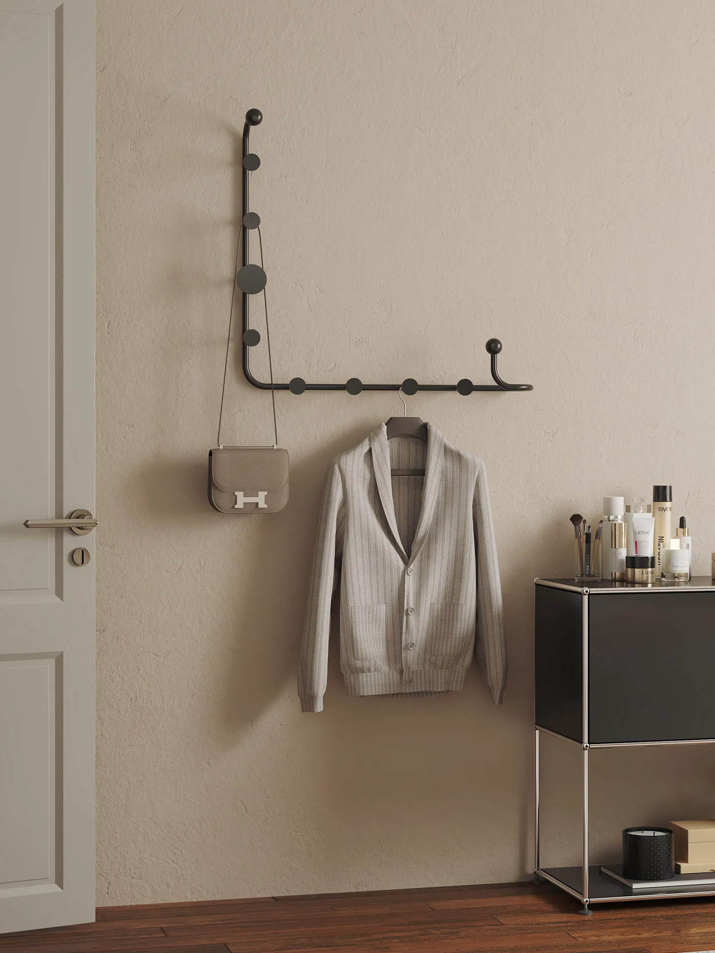 CX creative entrance entrance entrance coat hook After entering the door, coat and hat clothes hook