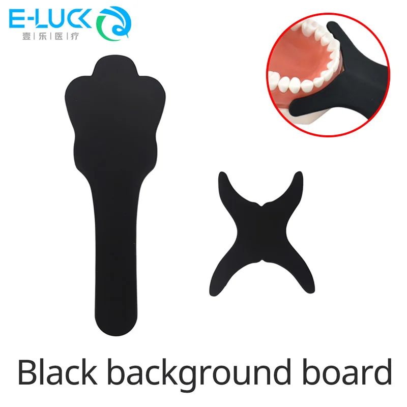 

Dental Photography Contrast Board Ortho Black Background Mirror Intraoral Photography Contraster Silicone Bendable Autoclavable