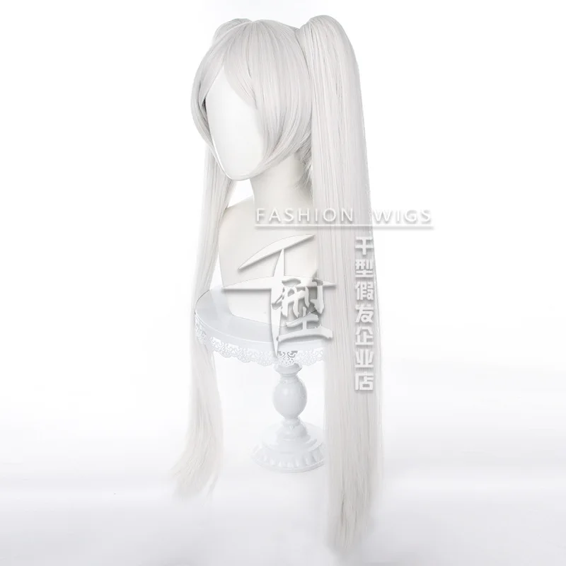 Anime Frieren Wig Sousou No Frieren Cosplay Wigs High Temperature Silk Rose Inner Mesh Wigs 70CM and Cap